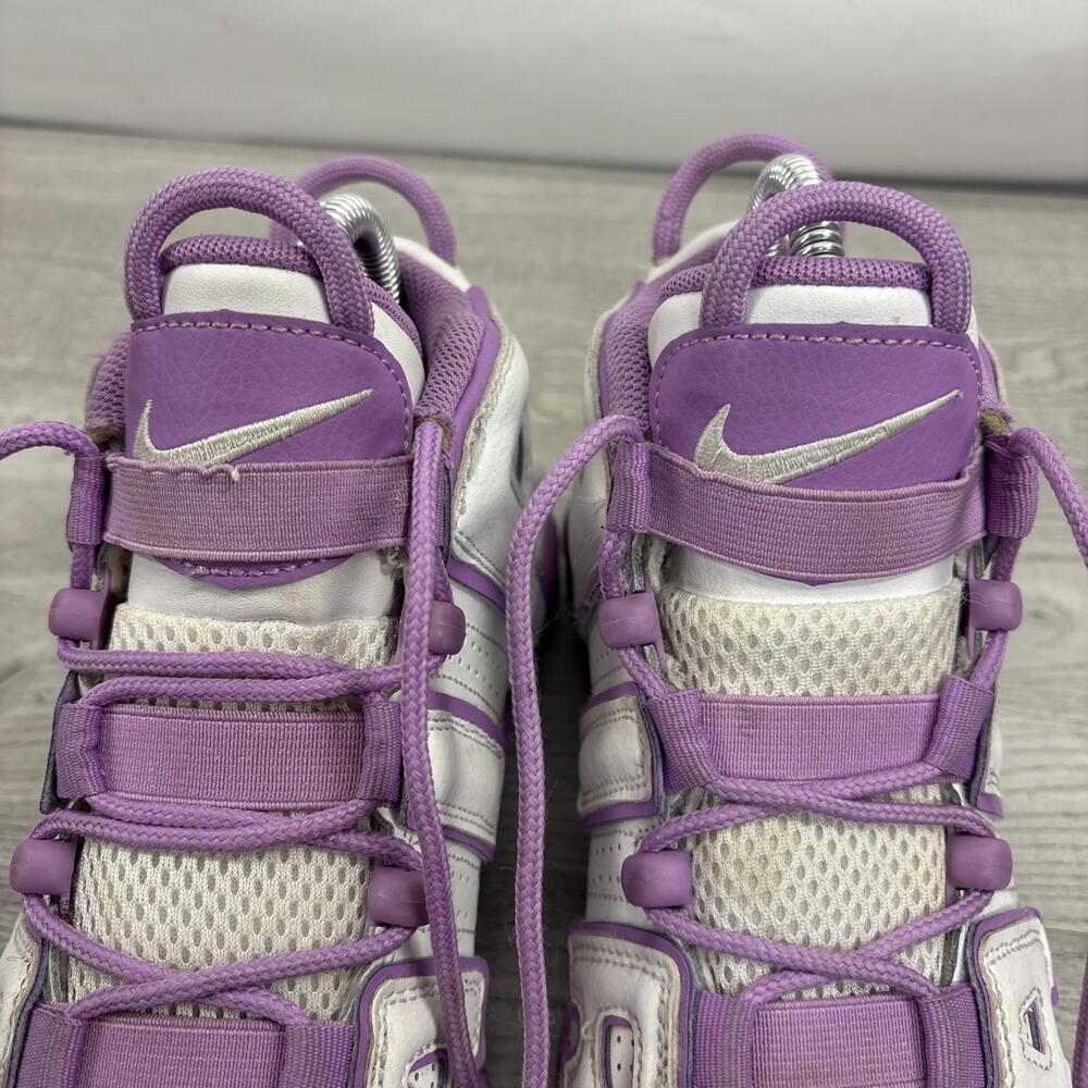 Nike Air More Uptempo Shoes Size 4.5 Y White Purple FN6976-100 Retro Sneaker - Picture 9 of 15